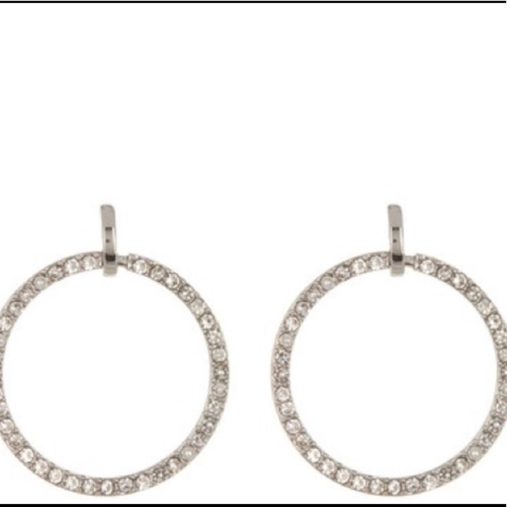 EXCLUSIVE DROP EARRINGS ROUND PAVE NORDSTROM - Picture 5 of 6